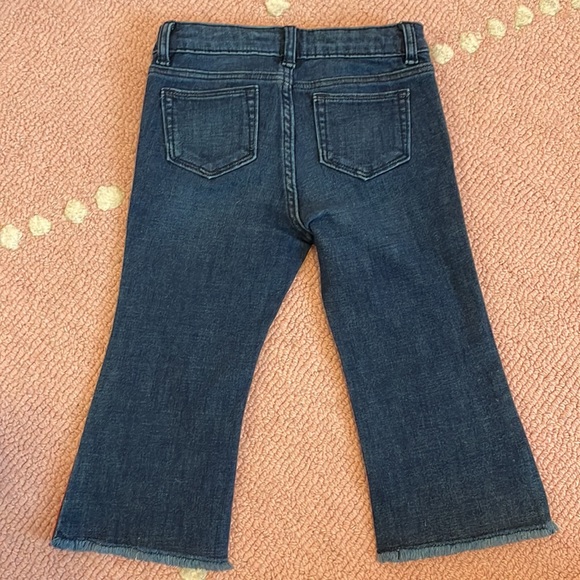 Janie and Jack Cropped Kick Hem Jeans Red Taping NWT - Picture 5 of 8